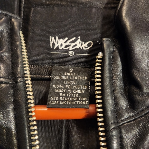 Gorgeous women's lined leather moto jacket - Picture 3 of 5